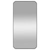 vidaXL Specchio da Parete Nero 40x80 cm Rettangolare