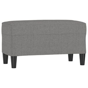 vidaXL Panca Grigio Scuro 70x35x41 cm in Tessuto
