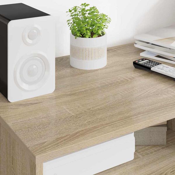 vidaXL Mobile TV Rovere Sonoma 100 x 48 x 43 cm Legno multistrato