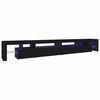 vidaXL Mobile Porta TV con Luci LED Nero 290x36,5x40 cm