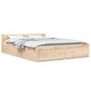 vidaXL Giroletto con Cassetti 150x200 cm King Size