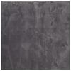 vidaXL Tappeto Pelo Corto HUARTE Morbido Lavabile Antracite 120x120 cm
