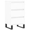 vidaXL Credenza Bianca 40x35x70 cm in Legno Multistrato