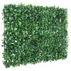  vidaXL Recinzione Foglie Arbusti Artificiali 24 pz Verde 40x60 cm