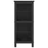 vidaXL Libreria Rovere Nero 102 x 32 x 72,5 cm Legno multistrato