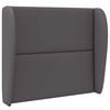 vidaXL Orecchia della Testata Grigio Sfumato 80 x 23 x 6 cm PVC