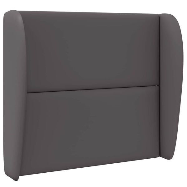 vidaXL Orecchia della Testata Grigio Sfumato 80 x 23 x 6 cm PVC