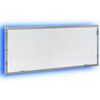 vidaXL Specchio da Bagno con LED Grigio Sonoma 100x8,5x37cm Truciolato