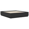 vidaXL Struttura del letto Nero 200 x 200 cm Legno multistrato