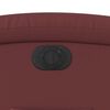 vidaXL Poltrona Alzapersona Reclinabile Rosso Vino in Similpelle