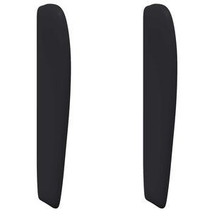 vidaXL Orecchia della Testata Nero 80 x 23 x 6 cm PVC