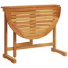 vidaXL Tavolo da Balcone Pieghevole 90x60x72 cm Legno Massello Acacia