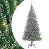 vidaXL Albero di Natale Artificiale Imbiancato con Luci LED 180 cm