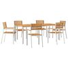 vidaXL Set da Pranzo per Giardino 7 pz