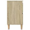 vidaXL Mobile Lavabo Rovere Sonoma 80x33x60 cm in Legno Multistrato
