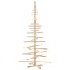 vidaXL Albero di Natale Decorativo in Legno 210 cm Legno Massello Pino
