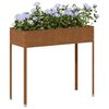 vidaXL Fioriera da Giardino 100,5x40,5x90 cm in Acciaio Corten