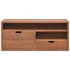 vidaXL Mobile Porta TV 90x30x40 cm in Legno Massello di Teak