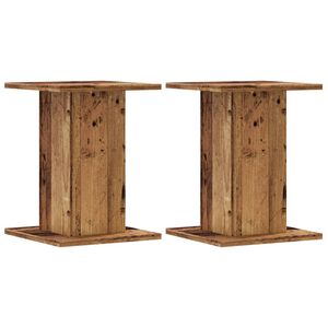 vidaXL Supporti Altoparlanti 2 pz Legno 30x30x40 cm Legno Multistrato
