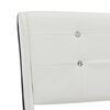 vidaXL Letto con Materasso Bianco in Similpelle 140x200 cm