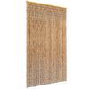 vidaXL Tenda Antimosche per Porte in Bamb&ugrave; 120x220 cm