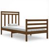 vidaXL Giroletto senza Materasso Ambra 90x200cm Legno Massello