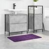 vidaXL Tappetino da bagno antiscivolo Viola 50 x 80 cm PP
