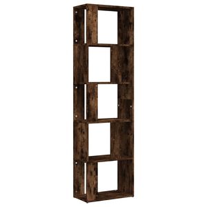 vidaXL Libreria Rovere Fumo 45x24x160 cm in Legno Multistrato