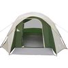 vidaXL Tenda Familiare Cabina per 6 Persone Verde Impermeabile