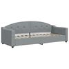 vidaXL Divano Letto con Letto Estraibile Grigio Chiaro 80x200 Tessuto