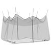 vidaXL Rete per Zanzare da Giardino 220 mesh Nero 4 x 4 x 2,5 m