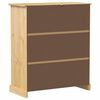 vidaXL Cantinetta per Vini Corona 97x45x114 cm Legno Massello di Pino