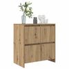 vidaXL Credenza Rovere artigianale 70 x 41 x 75 cm Legno multistrato