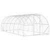 vidaXL Pollaio Argento 600 x 300 x 200 cm Acciaio zincato