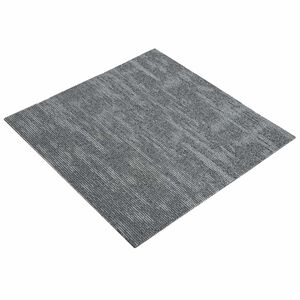 vidaXL Piastrella per Tappeto Grigio Cemento 50 x 50 cm 20 pz