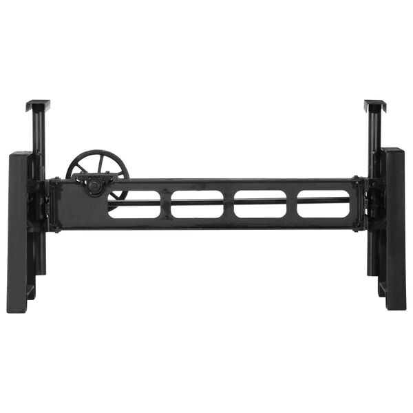 vidaXL Base Tavolo da Pranzo ad Altezza Regolabile 150x60x90cm Ghisa