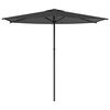 vidaXL Ombrello da giardino 270 x 270 cm Poliestere Rettangolare