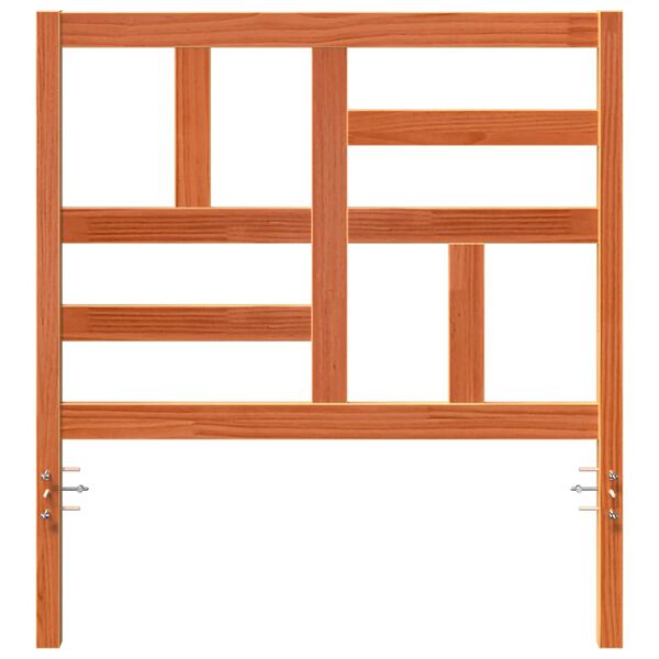 vidaXL Testiera del letto Marrone cerato 80,5 x 4 x 104 cm