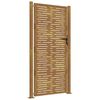 vidaXL Cancello da giardino 100x175 cm in acciaio Corten design quadrato