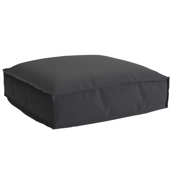 vidaXL Cuscino Nero 50 x 50 x 12 cm Tessuto Oxford