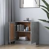 vidaXL Libreria Grigio Cemento 82,5x30,5x80 cm in Legno Multistrato