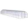 vidaXL Gabbia per Polli da Esterno 3x16x2 m in Acciaio Zincato