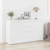 vidaXL Credenza con cassetto Bianco 120 x 36 x 69 cm Legno multistrato
