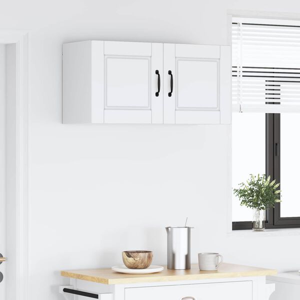 vidaXL Mobile da cucina Bianco 80 x 31 x 40 cm Legno multistrato