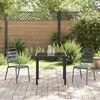 vidaXL Set da Pranzo per Giardino 3 pcs Antracite