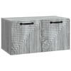 vidaXL Mobile Porta TV da Muro Grigio Sonoma 59,5 x 31 x 30 cm