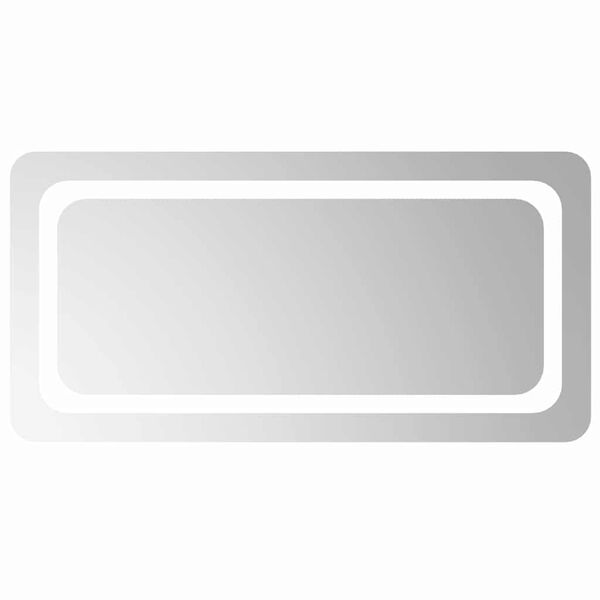 vidaXL Specchio da Bagno con Luci LED 80x40 cm
