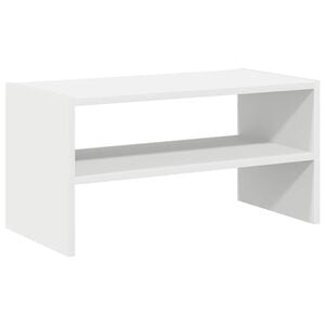 vidaXL Scarpiera Impilabile Bianca 60x30x30,5 cm