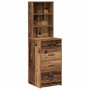 vidaXL Credenza Legno vecchio 40 x 41 x 135 cm Legno multistrato