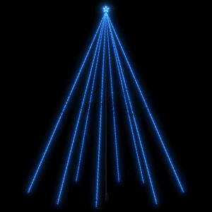 vidaXL Luci per Albero di Natale Interni Esterni 1300 LED Blu 8 m